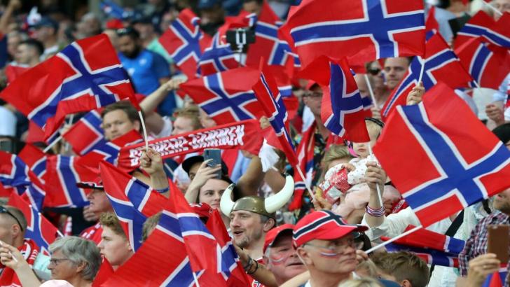 Norway football fans